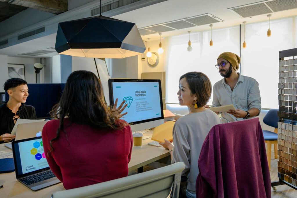 Busy Hi Tech Office in Spain